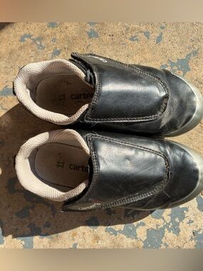 Carter's Black soccer shoes